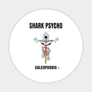 Shark Cycle/Psycho Funny Fear of Sharks Magnet